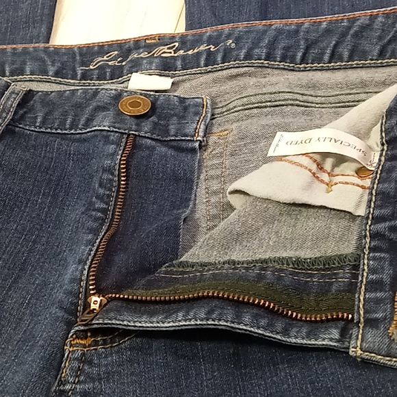Eddie Bauer Mid-Rise Bootcut Blue Jeans Size 12 - Picture 14 of 16